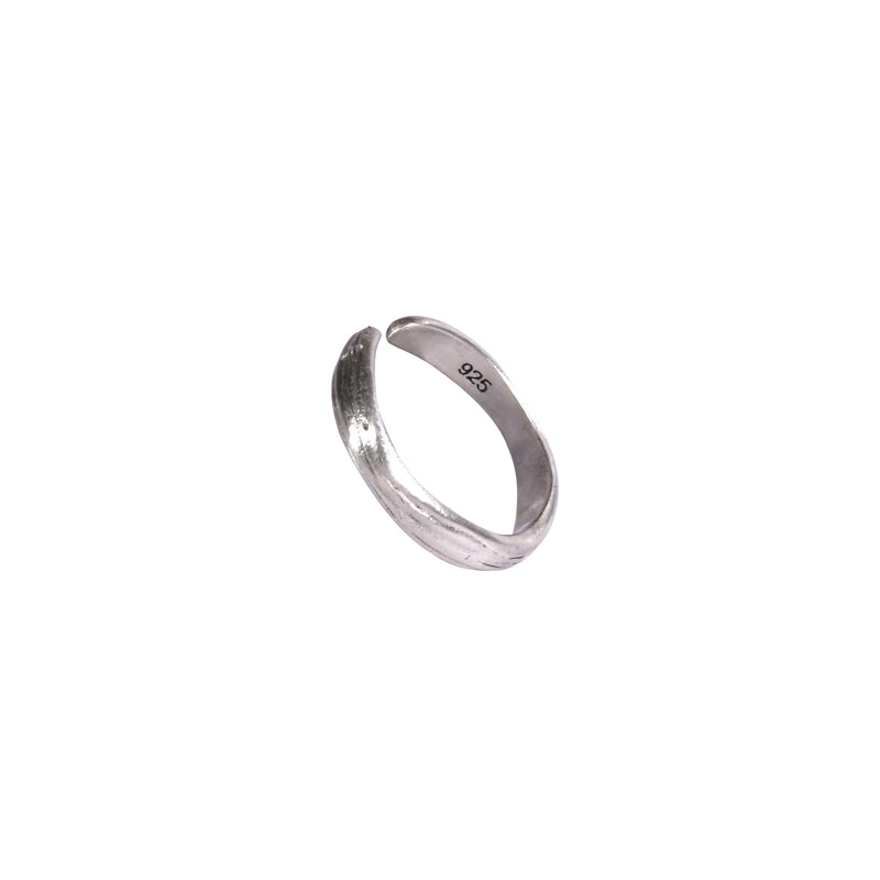 Kimana Lady Sterling Silver Plain Ring (Stackable Rings)