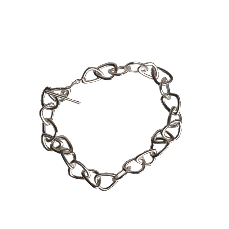 Kimana Lady Interlinked Chain Sterling Silver  Bracelet