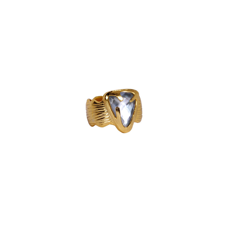 Kimana Monarch Single Stone  Sterling Silver Ring