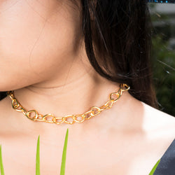 Kimana Lady Interlinked Chain Choker  Necklace